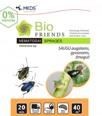Nematodai SPRAGIŲ lervoms (Steinernema spp.) 2x10 mln/40 m²